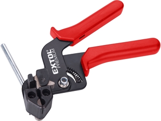 EXTOL PREMIUM kleště manipulační na nerez. stahovací pásky, do max. šíře pásku 12mm