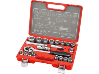 EXTOL PREMIUM hlavice nástrčné, sada 21ks, 1/2"