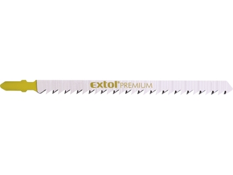 EXTOL PREMIUM plátky do přímočaré pily 5ks, 126x4,0mm, HCS
