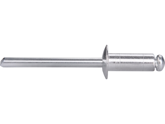 EXTOL PREMIUM nýty trhací hliníkové sada 500ks, O 4,8x12,7mm plochá hlava