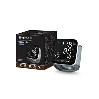 SimplyMed Automatický zápěstní digitální tlakoměr U63I SimplyMed Automatický zápěstní digitální tlakoměr U63I