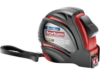 FORTUM metr svinovací, 5m, š. pásku 19mm