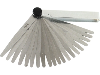 EXTOL CRAFT měrky spárové, 20ks, 0,05-1mm, max. odchylka +-4-24μm