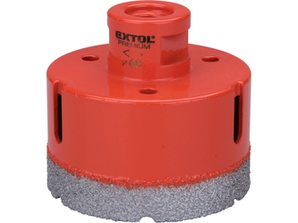 EXTOL PREMIUM korunka vykružovací diamantová, O 68mm, závit M14