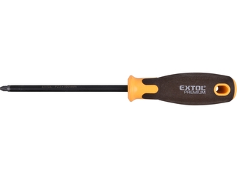 EXTOL PREMIUM šroubovák křížový PZ SUPERGRIP, PZ 3x150mm, CrV