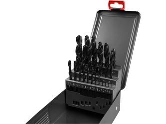 EXTOL PREMIUM vrtáky do kovu, sada 25ks, O 1-13mm, HSS