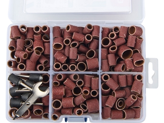 valce brúsne, sada 350ks, P80, P120, P240