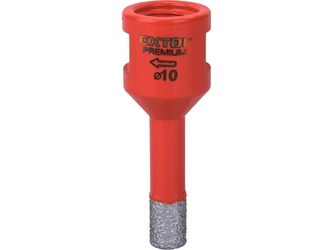 korunka vykružovací diamantová, O 10mm, závit M14