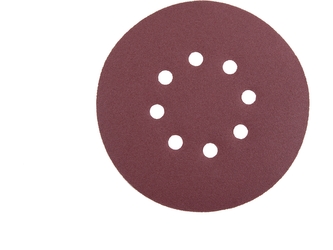 papíry brusné výsek, suchý zip, bal. 10ks, 150mm, P80