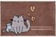 Kusový koberec - kobereček CAT IV. hnědá 50x80 cm Multidecor