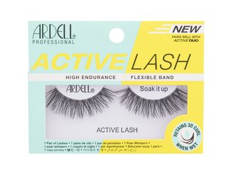 Ardell Active Lash Umělé řasy Soak It Up 1 ks Black pro ženy