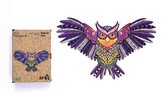 Puzzle drewniane eko 120 Magiczna sowa A3