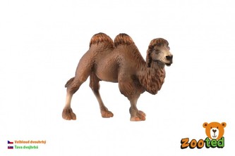 Ťava dvojhrbá zooted plast 12cm v sáčku