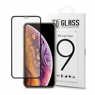 Tvrzené sklo 5D FULL GLUE iPhone 14 Pro Max černá