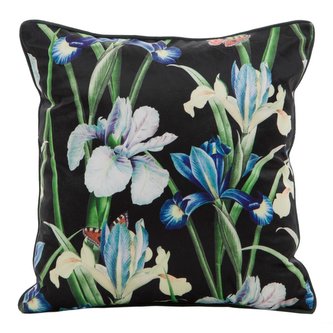 Polštář GARDA II. černá/modrá 40x40 cm MyBestHome