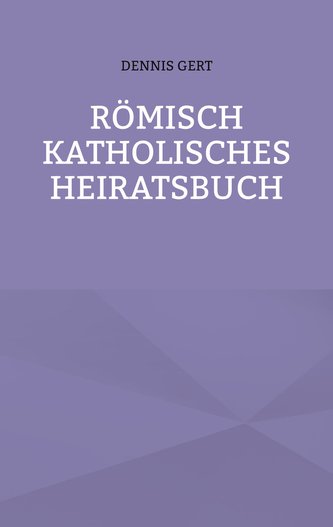 Römisch Katholisches Heiratsbuch