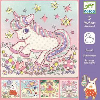 Djeco Šablony Kawaii Land