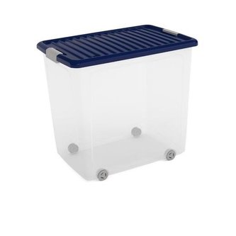 Box KIS W Box XL transparentní, indigo modrá Box KIS W Box XL transparentní, indigo modrá