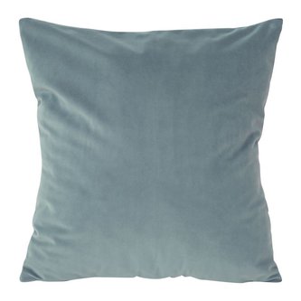 Polštář RUBI VELVET světle modrá/tyrkysová 45x45 cm Mybesthome