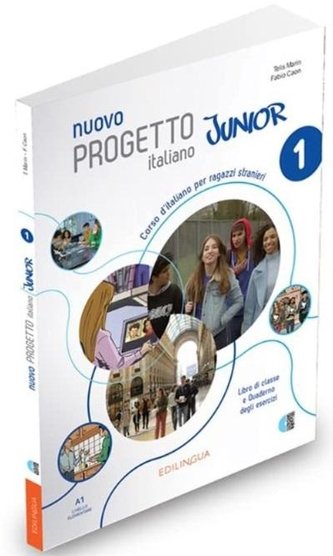 Nuovo Progetto Italiano Junior 1 Libro di classe e Quaderno degli esercizi + audio