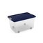 Box KIS W Box L transparentní, indigo modrá