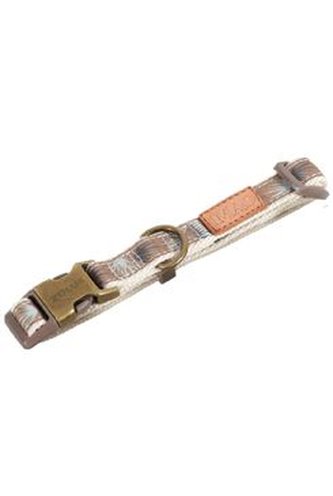 Obojek pes TAIGA nastavitelný hnědý 20mm Zolux