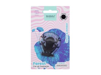Mr&Mrs Fragrance Forest Vůně do auta Frog 1 ks Black unisex
