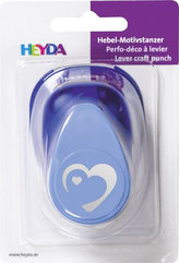 HEYDA ozdobný dierovač 3D veľkosť L - srdce 2,5 cm