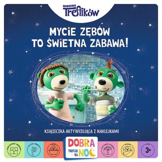 Mycie zębów to świetna zabawa! Książeczka aktywizująca z naklejkami Mycie zębów to świetna zabawa! Książeczka aktywizująca z naklejkami