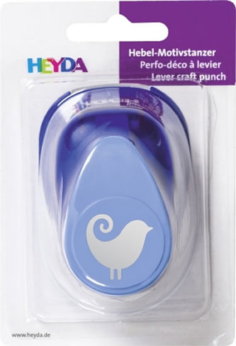 HEYDA ozdobný dierovač veľkosť L - vtáčik 2,5 cm
