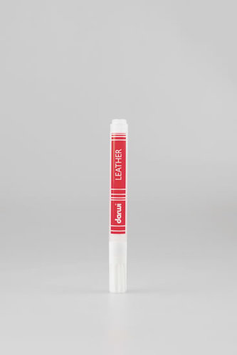 DARWI LEATHER fixy na kůži a koženku - Bílá 6 ml