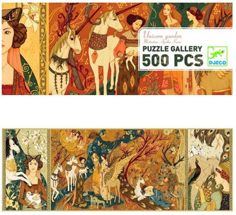 Djeco Puzzle zahrada s jednorožcem