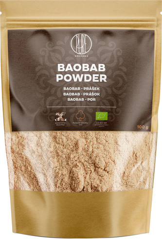 BrainMax Pure Baobab BIO prášek, 100 g BrainMax Pure Baobab BIO prášek, 100 g
