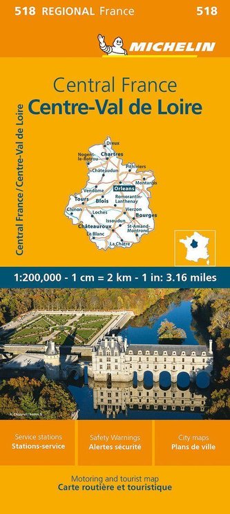 Centre - Michelin Regional Map 518