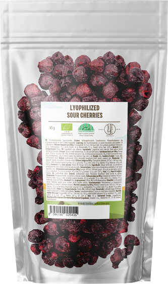 BrainMax Pure Lyofilizované višně, BIO, 45 g