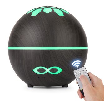 Aroma Difuzér DARK WOOD s osvětlením a dálkovým ovládáním Aroma Difuzér DARK WOOD s osvětlením a dálkovým ovládáním