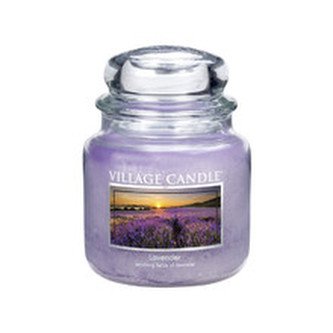 Sviečka v sklenenej dóze Village Candle, Levanduľa, 312 g