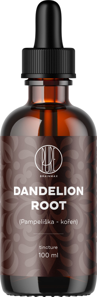 BrainMax Pure Pampeliška - kořen (Dandelion root), tinktura ,100 ml