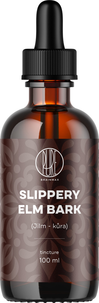 BrainMax Pure Jilm - kůra (Slippery Elm bark), tinktura, 100 ml