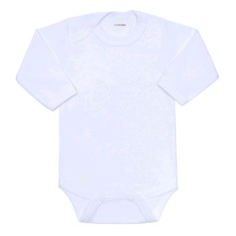 Body dlouhý rukáv New Baby II - bílé - velikost 92 (18-24m)