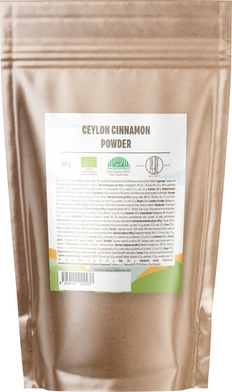 BrainMax Pure Skořice Cejlonská BIO mletá, 100 g