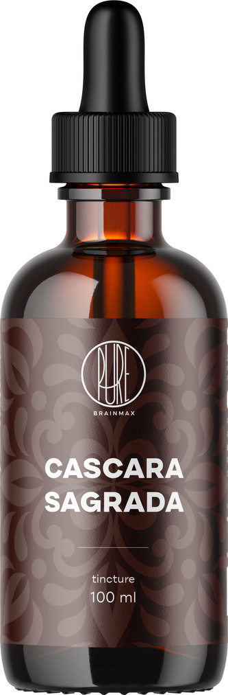 BrainMax Pure Cascara Sagrada - kůra, tinktura, 100 ml BrainMax Pure Cascara Sagrada - kůra, tinktura, 100 ml