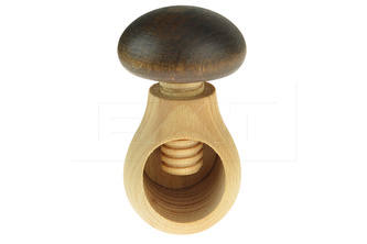 Drevený luskáčik na orechy - Hríbik