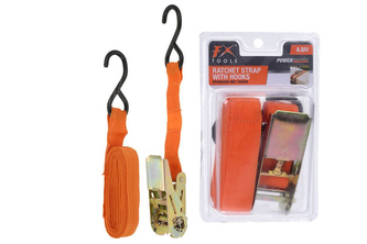 Ráčna utahovací s háky 4,5m