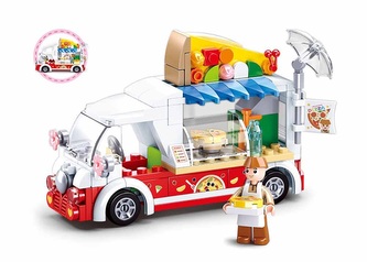 Sluban Girls Dream M38-B0993D Pizza auto