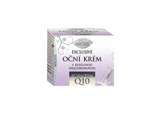 EXCLUSIVE očný pleťový krém s kyselinou hyalurónovou Q10, 51 ml