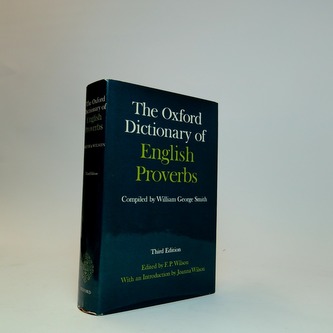 The Oxford Dictionary of English Proverbs, 3rd Edition