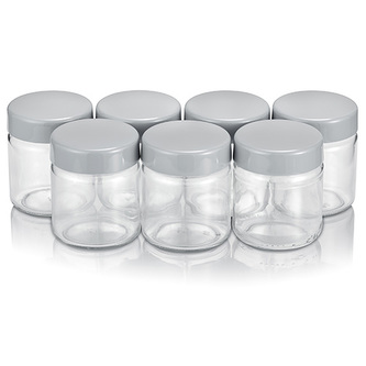 Sklenice k jogurtovači Severin, EG 3513, 7 ks, 150 ml, k určeným typům jogurtovačů Severin