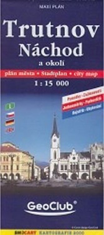 Trutnov, Náchod mapa 1:15 000
