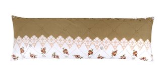POVLAK na relaxační polštář - hnědá růže - 55x180 cm (povlak na zip)